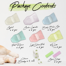 Load image into Gallery viewer, WickedPup Paw Protection Booties for Pets, Set of 6 Colors, 48 Count