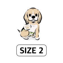 Load image into Gallery viewer, WickedPup Male Dog Belly Band Kit, 50 Diaper Pads & 1 Reusable Male Wrap