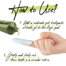 Load image into Gallery viewer, WickedPup Finger Pads for Pet Dental Cleaning, Dry Type, 60 Count
