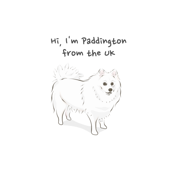 WickedPup's PupToon - Japanese Spitz from the UK