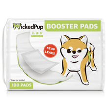 Load image into Gallery viewer, wickedpup disposable booster pads for dog diapers

