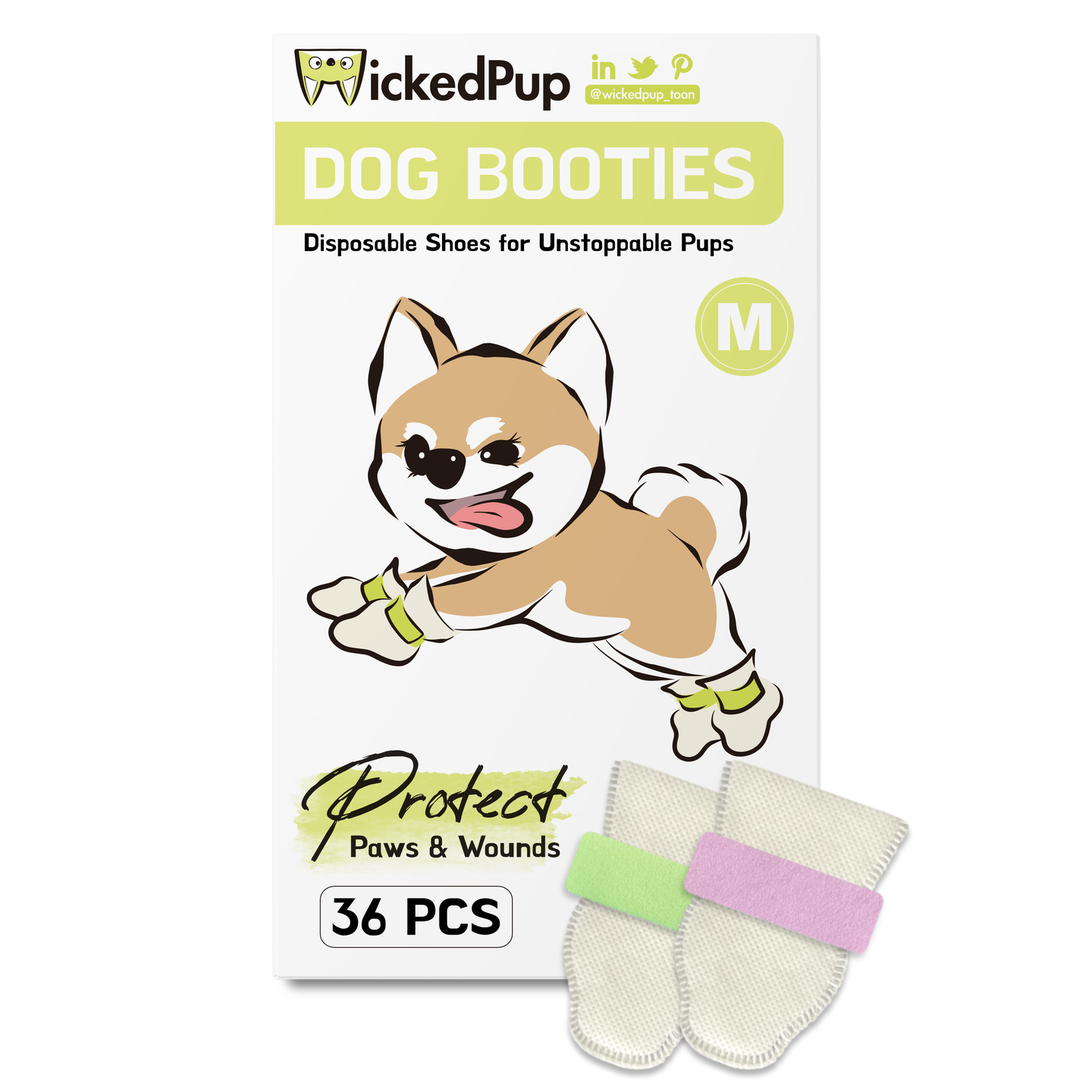 WickedPup Paw Protection Booties for Pets