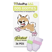 Load image into Gallery viewer, WickedPup Paw Protection Booties for Pets, 36 Count
